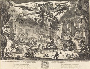 聖アントニウスの誘惑[第二版] 作： Jacques Callot