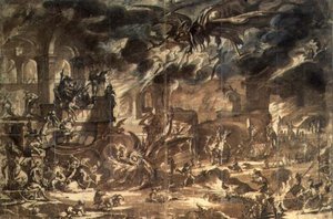 聖アンソニーの誘惑 作： Jacques Callot