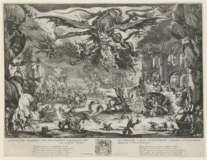 聖アントニウスの誘惑 作： Jacques Callot