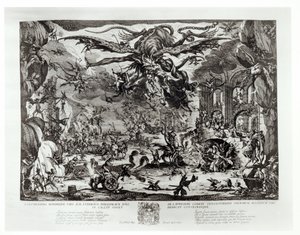 聖アントニウスの誘惑、17世紀 作： Jacques Callot