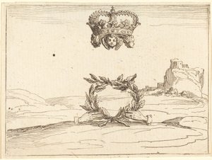 二つの王冠 作： Jacques Callot