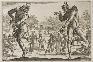 2 つのパンタロン 作： Jacques Callot