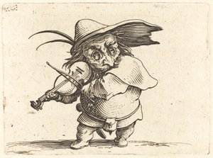 ヴァイオリン奏者 作： Jacques Callot