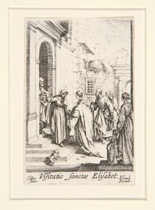 訪問、いいえ。 6、『聖母の生涯』より 作： Jacques Callot