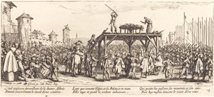 ホイール、c。 1633年。 作： Jacques Callot