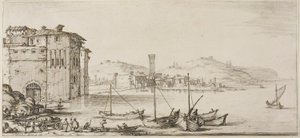 The Zany One または Scapin (3 人のイタリアのコメディアンより) 作： Jacques Callot