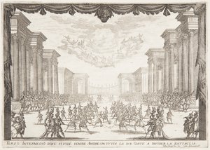 間奏曲第三番 愛の到来で戦いは止む 彼女のコルテッジ 作： Jacques Callot