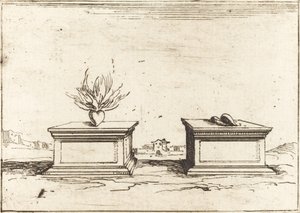 二つの心臓 作： Jacques Callot