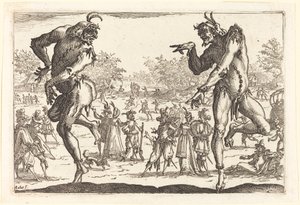 2 つのザンニ 作： Jacques Callot