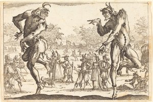 2 つのザンニ 作： Jacques Callot
