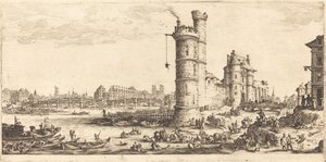 ポンヌフの眺め 作： Jacques Callot