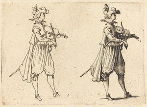 バイオリニスト 作： Jacques Callot