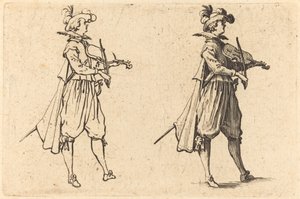 バイオリニスト 作： Jacques Callot