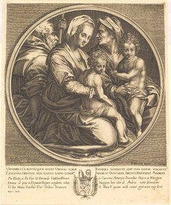 聖家族 作： Jacques Callot after Andrea del Sarto