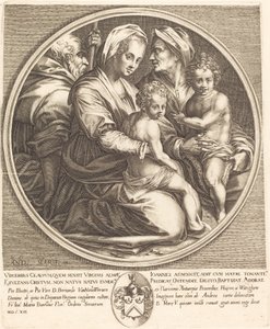 聖家族 作： Jacques Callot after Andrea del Sarto