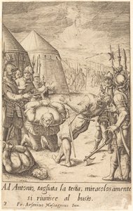 斬首された 作： Jacques Callot after Donato Mascagni