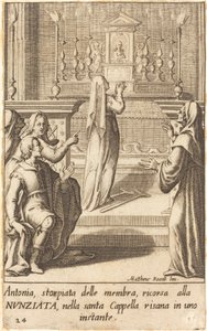 アントニア 作： Jacques Callot after Matteo Rosselli