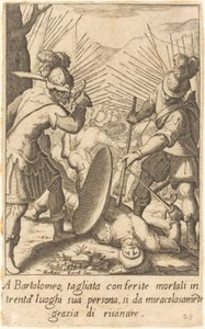 バルトロメオ 作： Jacques Callot after Matteo Rosselli