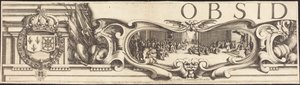 ラ・ロシェル包囲戦[16枚中1枚目; セットは1952.8.97-112で構成されています] 作： Jacques Callot and Abraham Bosse