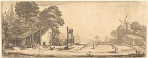 庭 作： Jacques Callot or Follower of Jacques Callot