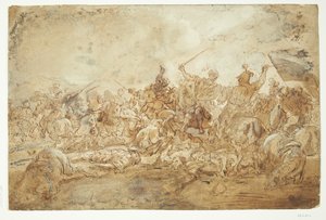 カヴァレリの戦闘シーン 作： Jacques Courtois