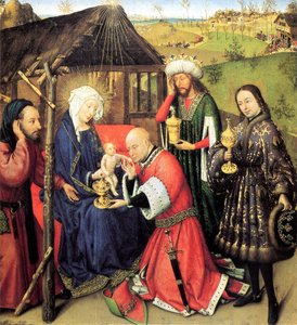 マギの崇拝、c。 1440 作： Jacques Daret