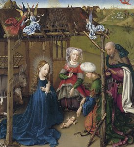降誕、1435年頃 作： Jacques Daret