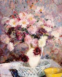 花の花束、 作： Jacques Emile Blanche
