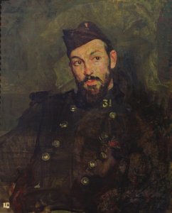 制服を着たフェリシアンカカン、1915 作： Jacques Emile Blanche