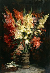 グラジオラス、1924 作： Jacques Emile Blanche
