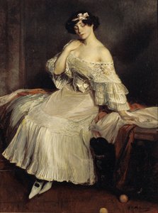 コレットの肖像 1873-1954年 1905年頃 作： Jacques Emile Blanche