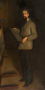アンリ・ゲラールの肖像（1889年）。 作： Jacques Emile Blanche
