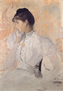 アンリエット・シャボの肖像（1886年 作： Jacques Emile Blanche