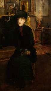 メアリー・カサットの肖像 1844-1926年 1885年 作： Jacques Emile Blanche