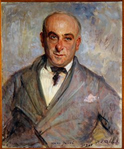 マックス・ジャコブ（1876-1944）の肖像 フランスの詩人 ジャック・エミール（Jacques-Emile）・ブランシュ（1861-1942）の絵画