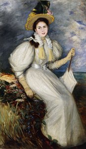 若い女性の肖像画、1895