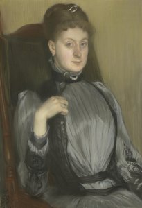 女性の肖像、1890 作： Jacques Emile Blanche
