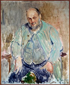 フランスの彫刻家アントワーヌ・ブールデル（1861-1929）の肖像 ジャック・エミール（Jacques-Emile）・ブランシュ（1861-1942）の絵画 作： Jacques Emile Blanche