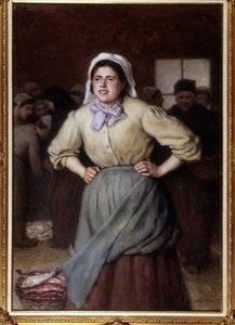 La cancalaise - Jacques Eugene Feyen (1815-1908)の絵画、n.d. 作： Jacques Eugene Feyen
