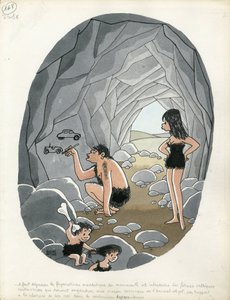フランスの日々、色彩風刺 作： ジャック・フェイザン