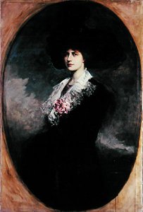 女性の肖像 作： Jacques Fernand Humbert