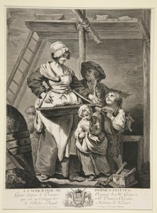 焼きリンゴ商人 作： Jacques Firmin Beauvarlet
