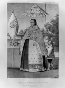 インカプリンセス、民族衣装、1852