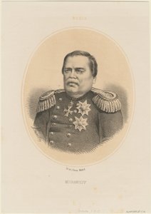 ニコライ・ムラヴィオフ=アムールスキー伯爵の肖像1809-1881、1865