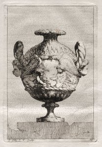 花瓶の組：プレート19、1746。 作： Jacques Francois Joseph Saly
