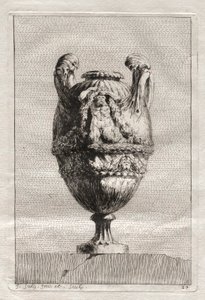 花瓶の組：プレート27、1746。 作： Jacques Francois Joseph Saly