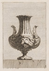 花瓶の組：プレート6、1746。 作： Jacques Francois Joseph Saly