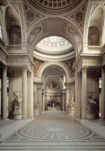 内観、1764-1812 作： Jacques Germain Soufflot