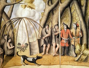 マゼラン デトロイトのインディアン 作： Jacques Gouin de Beauchesne