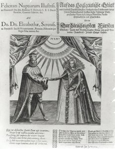 フレデリック5世、パラタイン選挙人、イングランドのエリザベス王女の結婚式の側面、1613年 作： Jacques Granthomme